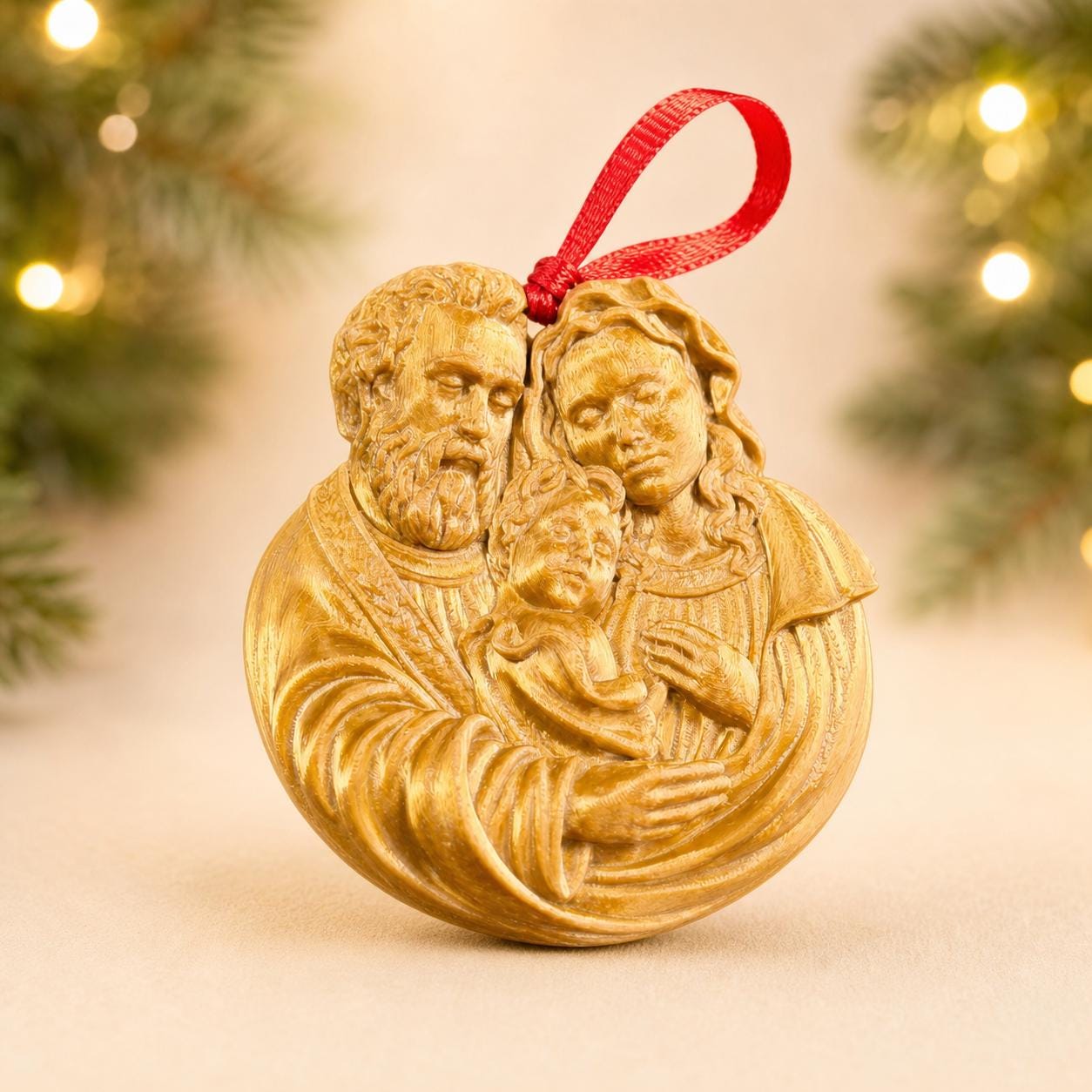 Holy Family Christmas Ornament
