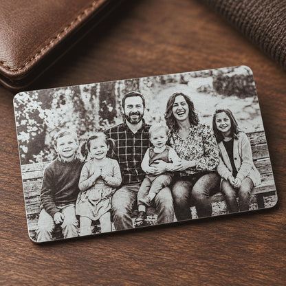 Custom Family Photo Wallet Card