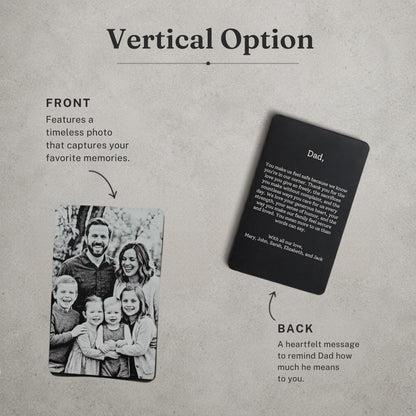 Custom Family Photo Wallet Card