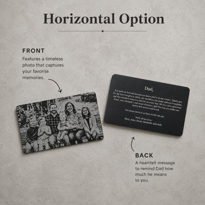 Custom Family Photo Wallet Card