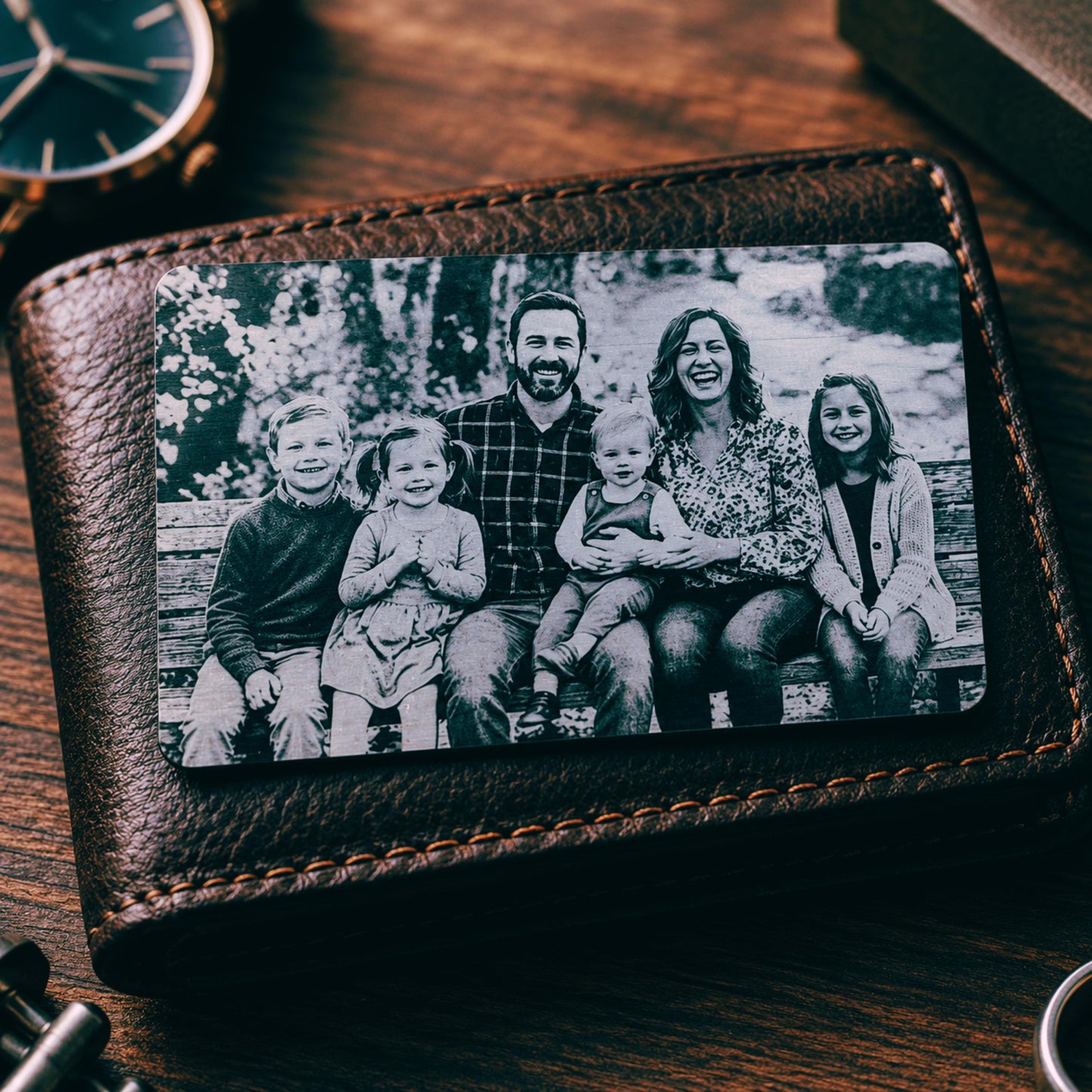 Custom Family Photo Wallet Card