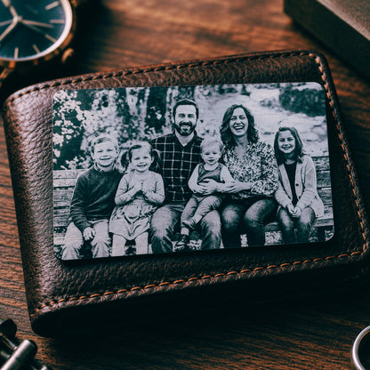 Custom Family Photo Wallet Card
