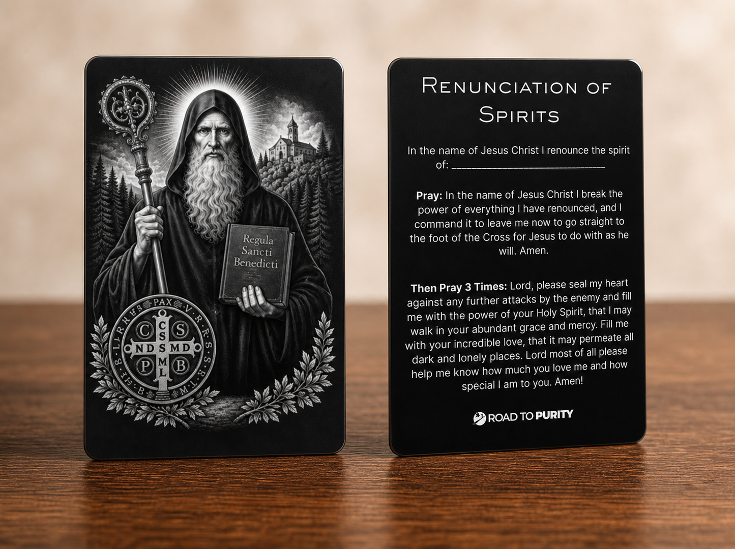 Confession & Mass Toolkit - 7 Premium Metal Holy Cards