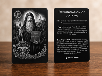 Confession & Mass Toolkit - 7 Premium Metal Holy Cards