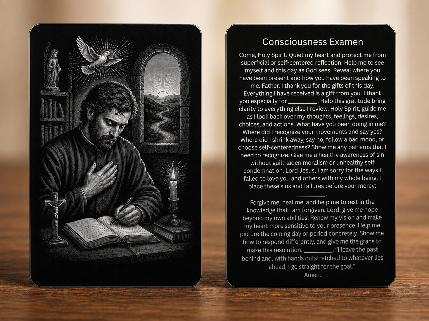 Confession & Mass Toolkit - 7 Premium Metal Holy Cards