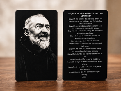 Confession & Mass Toolkit - 7 Premium Metal Holy Cards
