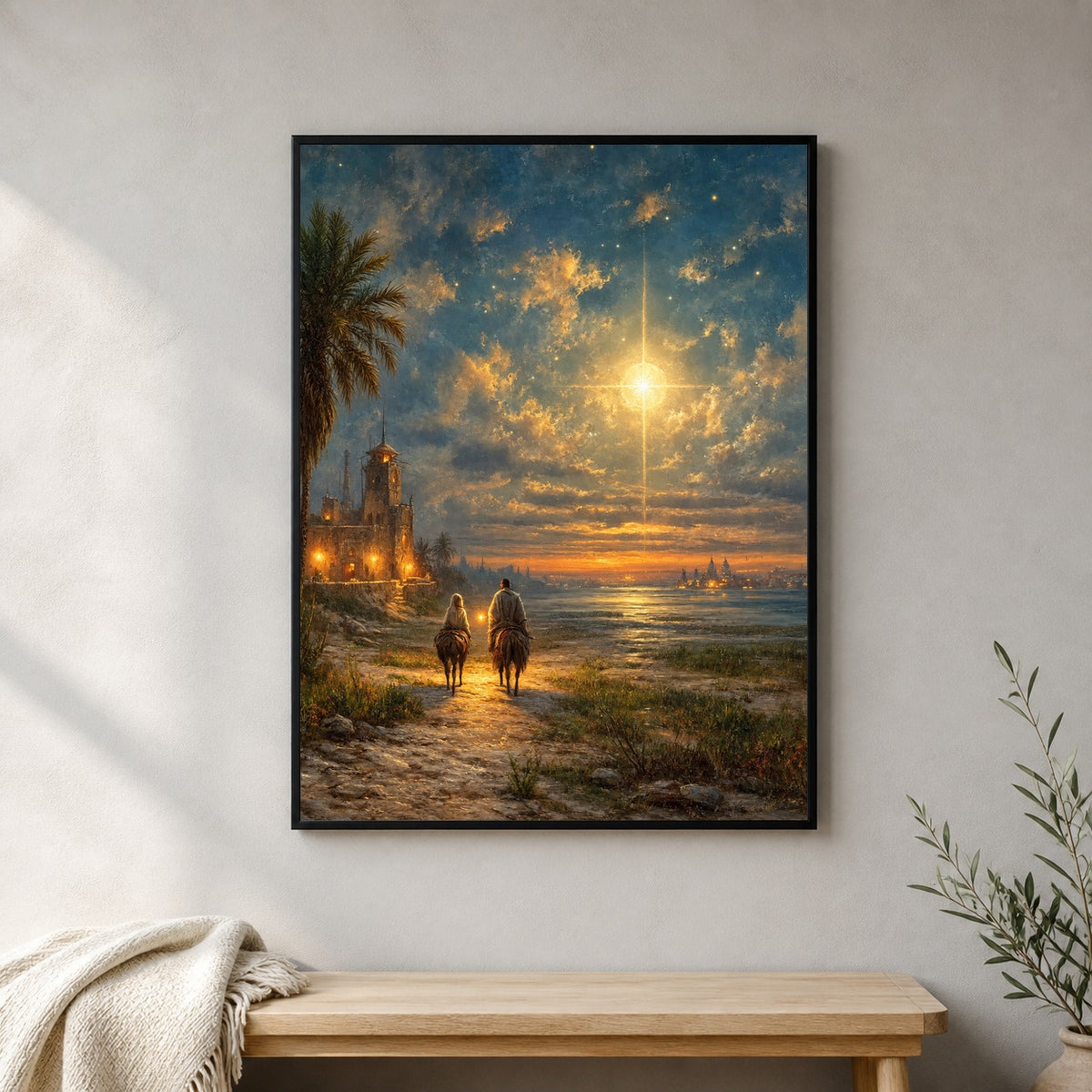 Flight into Egypt Catholic Art Print 1