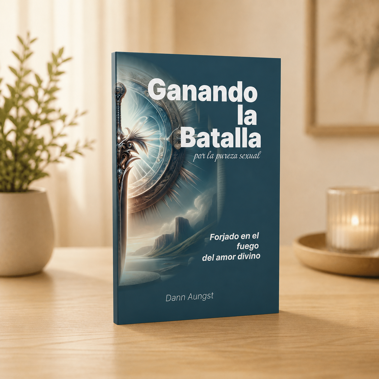 Ganando la Batalla — standing home mockup