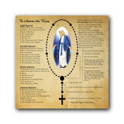 Holy Rosary - Prayer Card / 3x 6" folded — inside