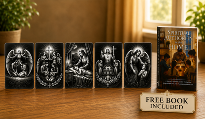 5 Metal Card Catholic Family Prayer Bundle and FREE GIFT