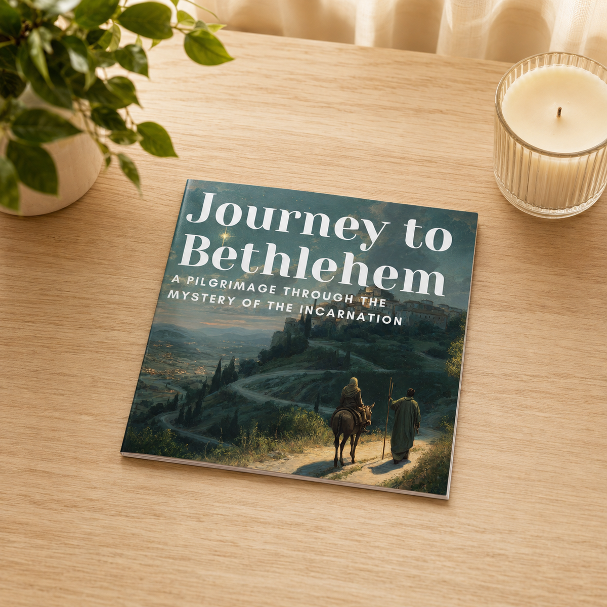 Journey to Bethlehem — Wholesale — flat table mockup