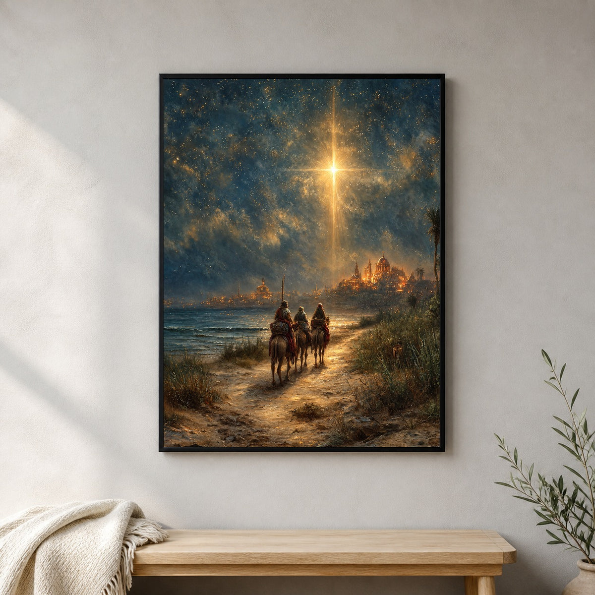 Journey of the Three Wise Men Catholic Art Print 1