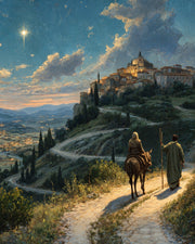 Journey to Bethlehem Catholic Art Print 3