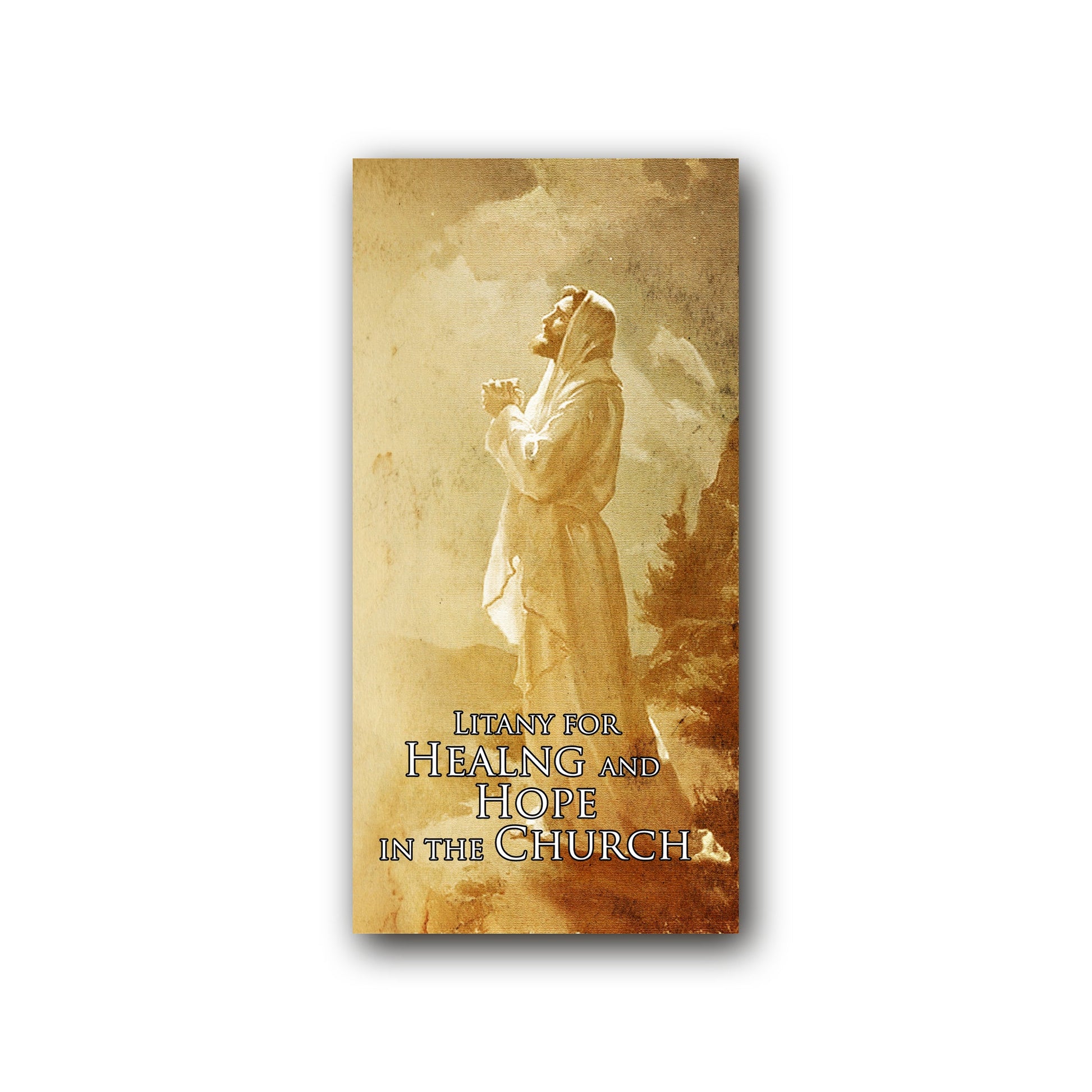 Litany for Healing and Hope in the Church - Prayer Card / 3" x 6" folded — front