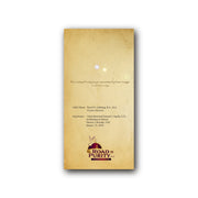 Litany of Purity - Prayer Card / 3" x 6" folded (w/Imprimatur) — back