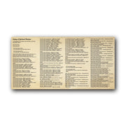 Litany of Spiritual Warfare - Prayer Card / 3" x 6" folded — inside