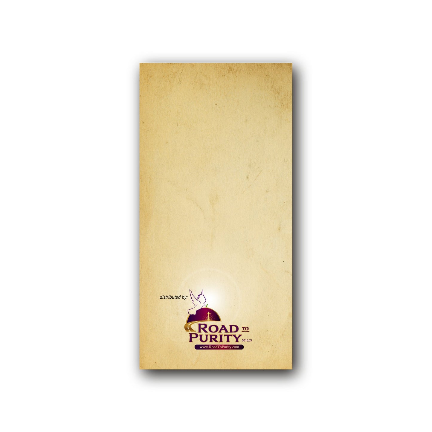 Litany to Our Lady of Good Counsel  - Prayer Card / 3" x 6" folded — back