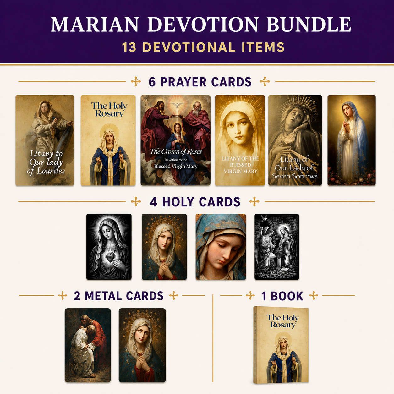 Marian Devotion Bundle — 13 devotional items
