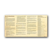 NEW! 9 First Friday Devotions - Prayer Card / 3" x 6" folded — inside