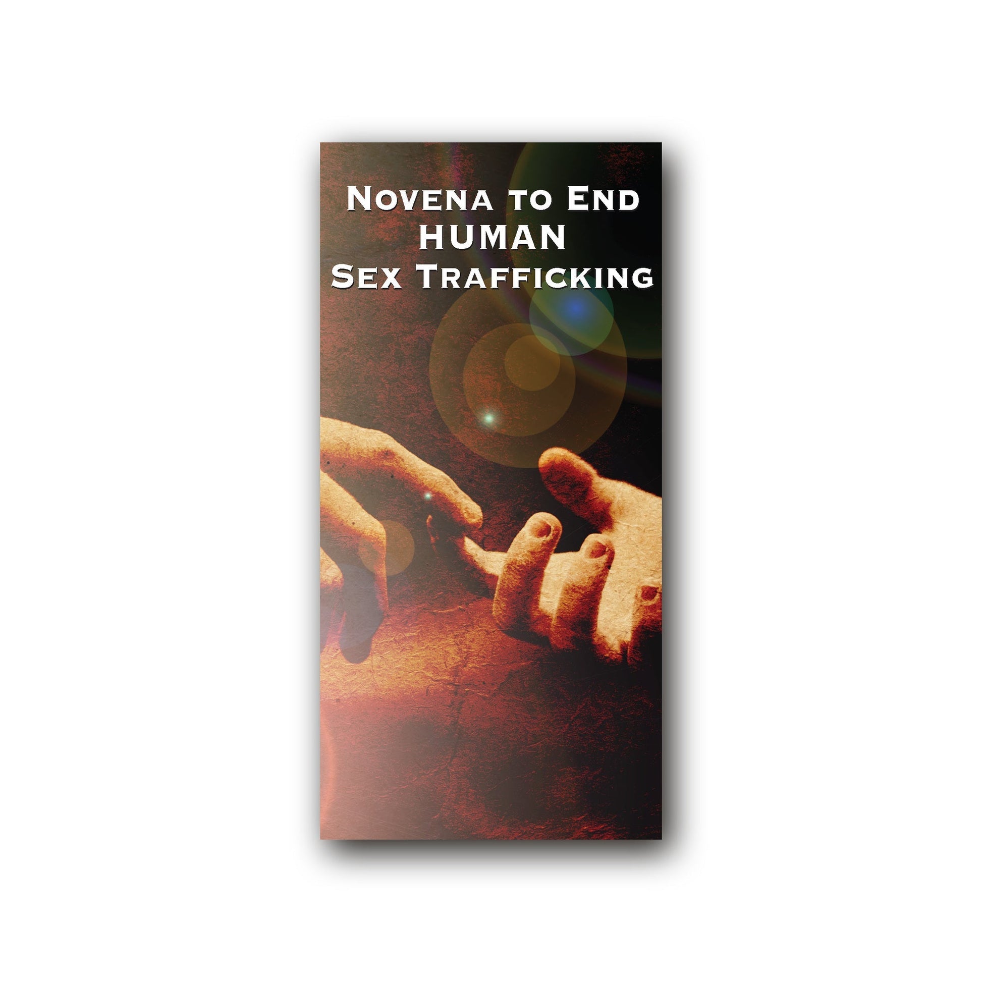 Novena to End Human Sex Trafficking - Prayer Card / 3" x 6" folded — front