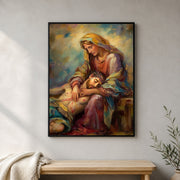 Pieta Mary Holding Jesus Catholic Art Print 1