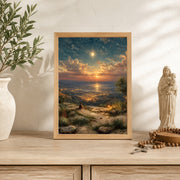 Prayer Above the Holy City Catholic Art Print 2