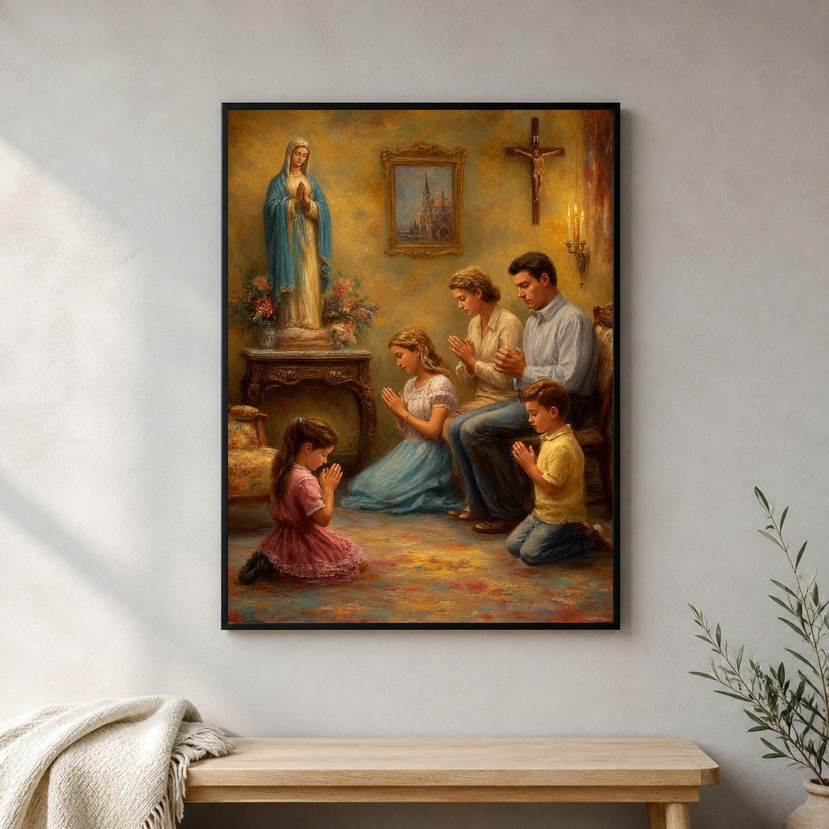 Prayer for Protection of the Household Catholic art print