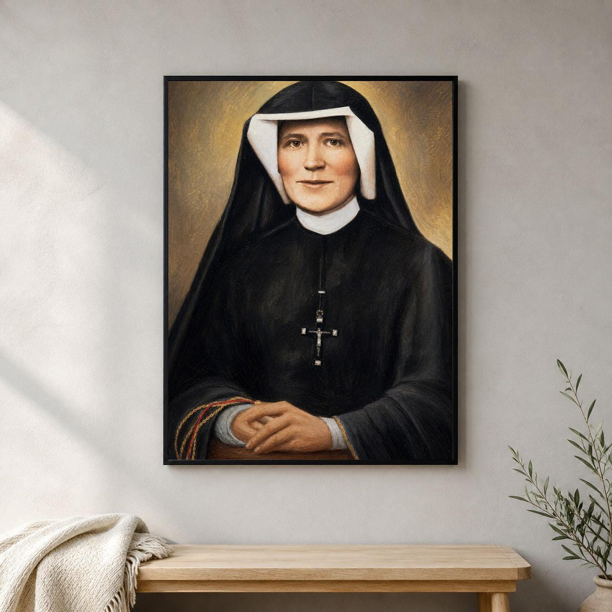 Prayer to St. Faustina Catholic art print
