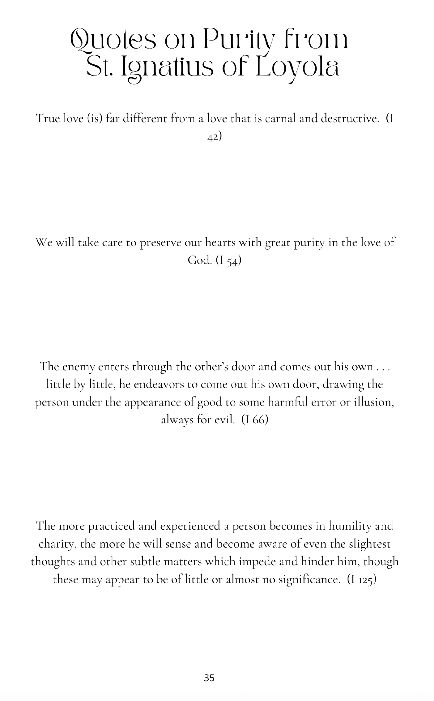 Saint Quotes on Purity Volume 2