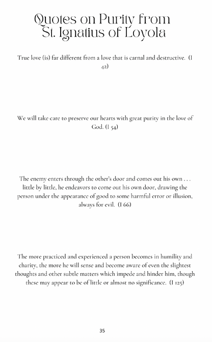 Saint Quotes on Purity Volume 2