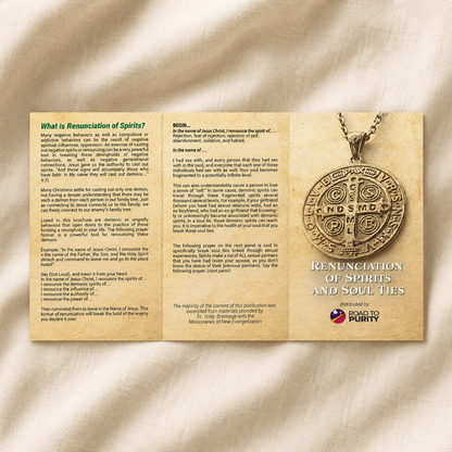 Renunciation Prayers and Breaking Soul Ties English open exterior including front cover
