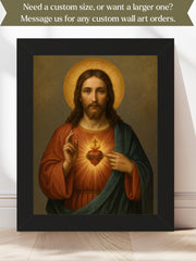Sacred Heart of Jesus Framed Wall Art
