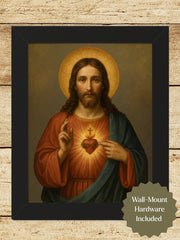 Sacred Heart of Jesus Framed Wall Art