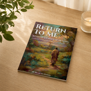 Return to Me: Lenten Prayer Guide — English Wholesale — flat table mockup