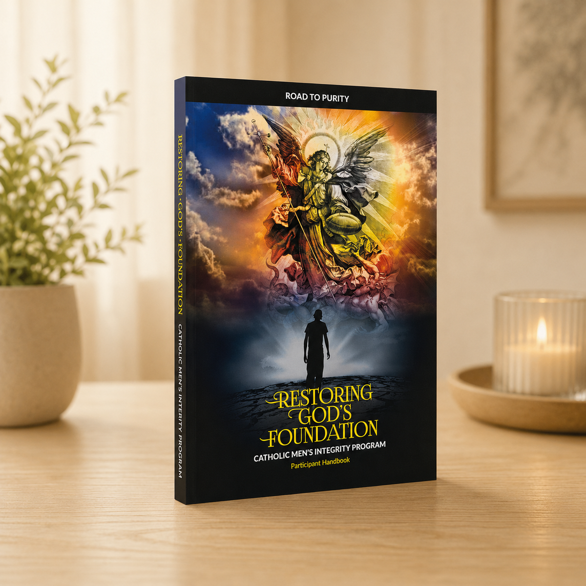 Restoring God's Foundation Participant Handbook Phase 1 & 2 — standing home mockup