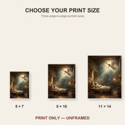 Saint Joseph's Dream Catholic Art Print 4