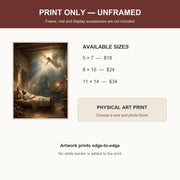 Saint Joseph's Dream Catholic Art Print 5