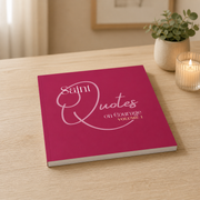 saint-quotes-courage-volume-1 — flat table mockup