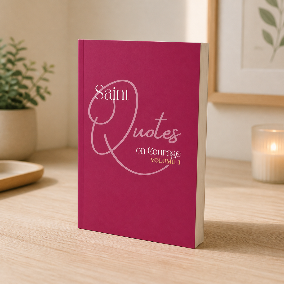 saint-quotes-courage-volume-1 — standing home mockup