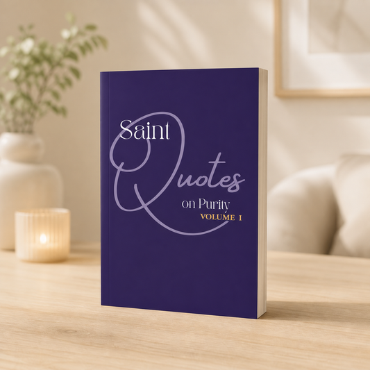 saint-quotes-purity-volume-1 — standing home mockup