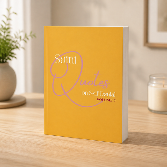 saint-quotes-self-denial-volume-1 — standing home mockup