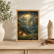 Shepherds Beneath the Heavens Catholic Art Print 2