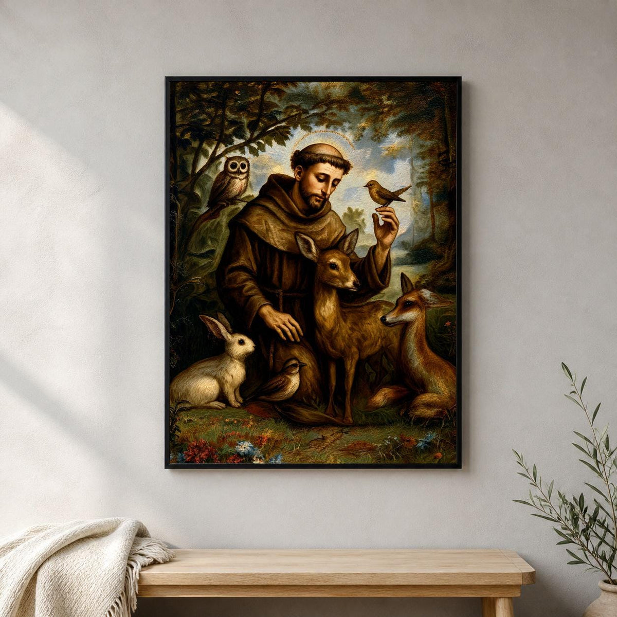 St. Francis Catholic art print