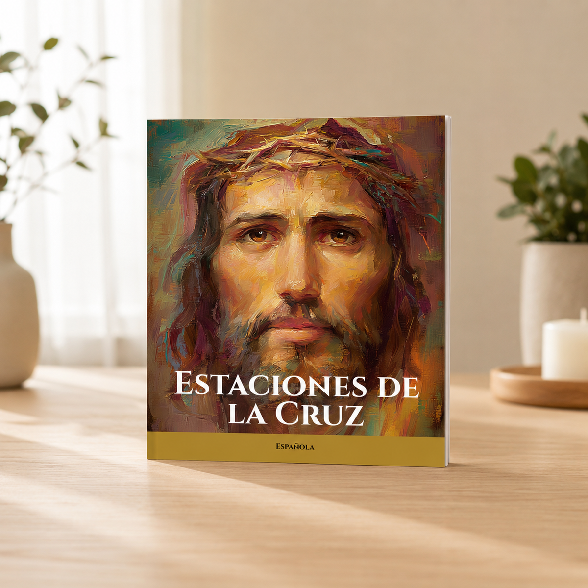 Stations of the Cross — Spanish Wholesale — upright book mockup