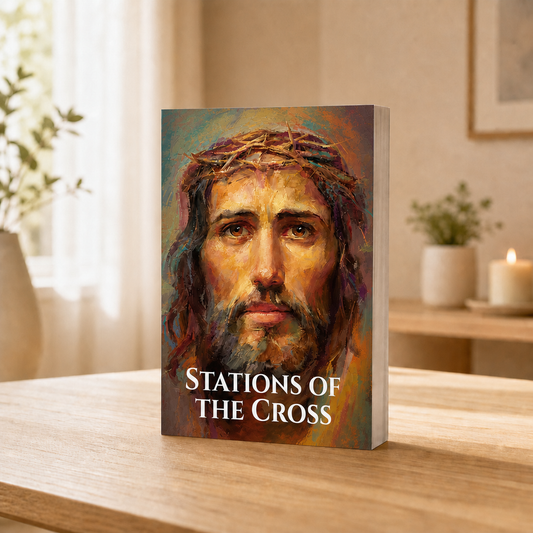 Stations of the Cross — standing home mockup