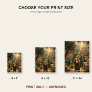 The Visitation Catholic Art Print 4