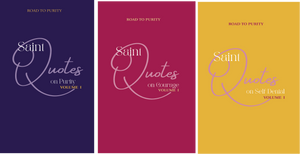 Saint Quotes Trio - all 3 Volume 1 books