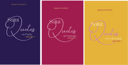 Saint Quotes Trio - all 3 Volume 1 books