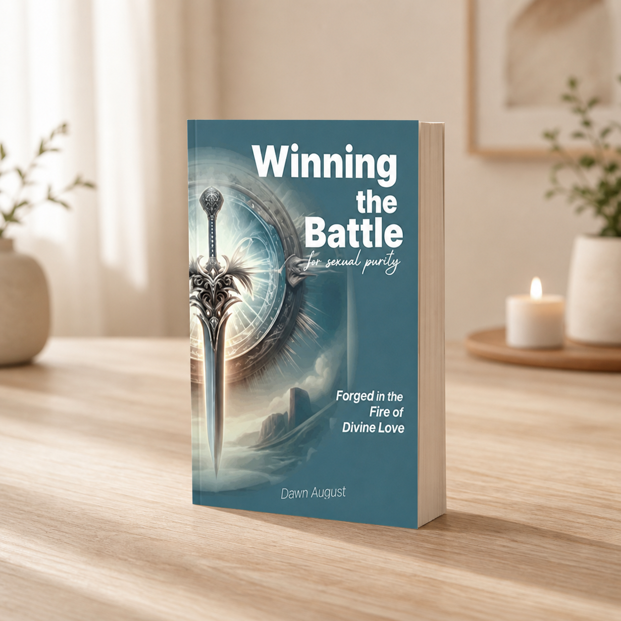 winning-the-battle — standing home mockup