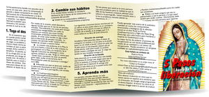 5 Keys to Freedom from Sexual Sin - 8pg mini pamphlet - ( CATHOLIC Spanish version) Bulk from $25